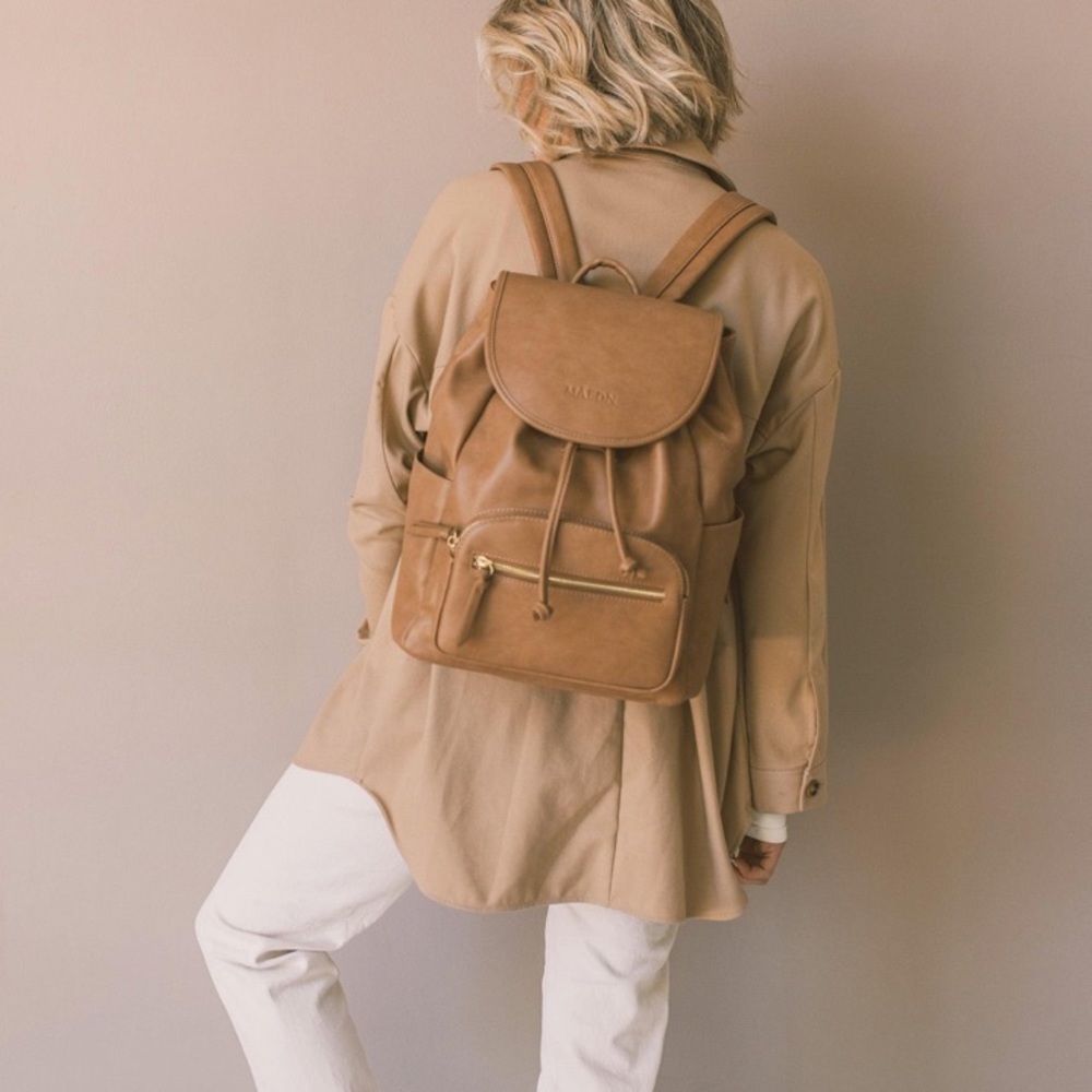 Camel Drawstring Bag